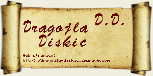 Dragojla Diskić vizit kartica